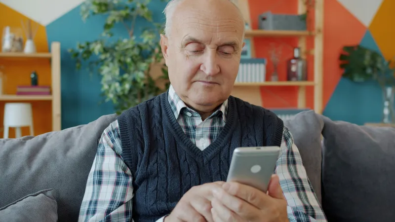 Person receiving a daily accountability check-in